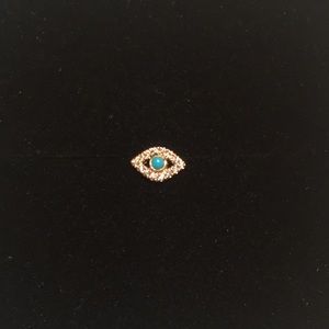 SydneyEvan Evil eye earring 14k